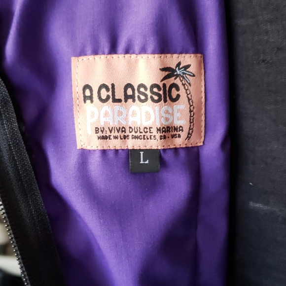 A Classic Paradise Vintage Style Goth Damask Dress - Picture 5 of 5